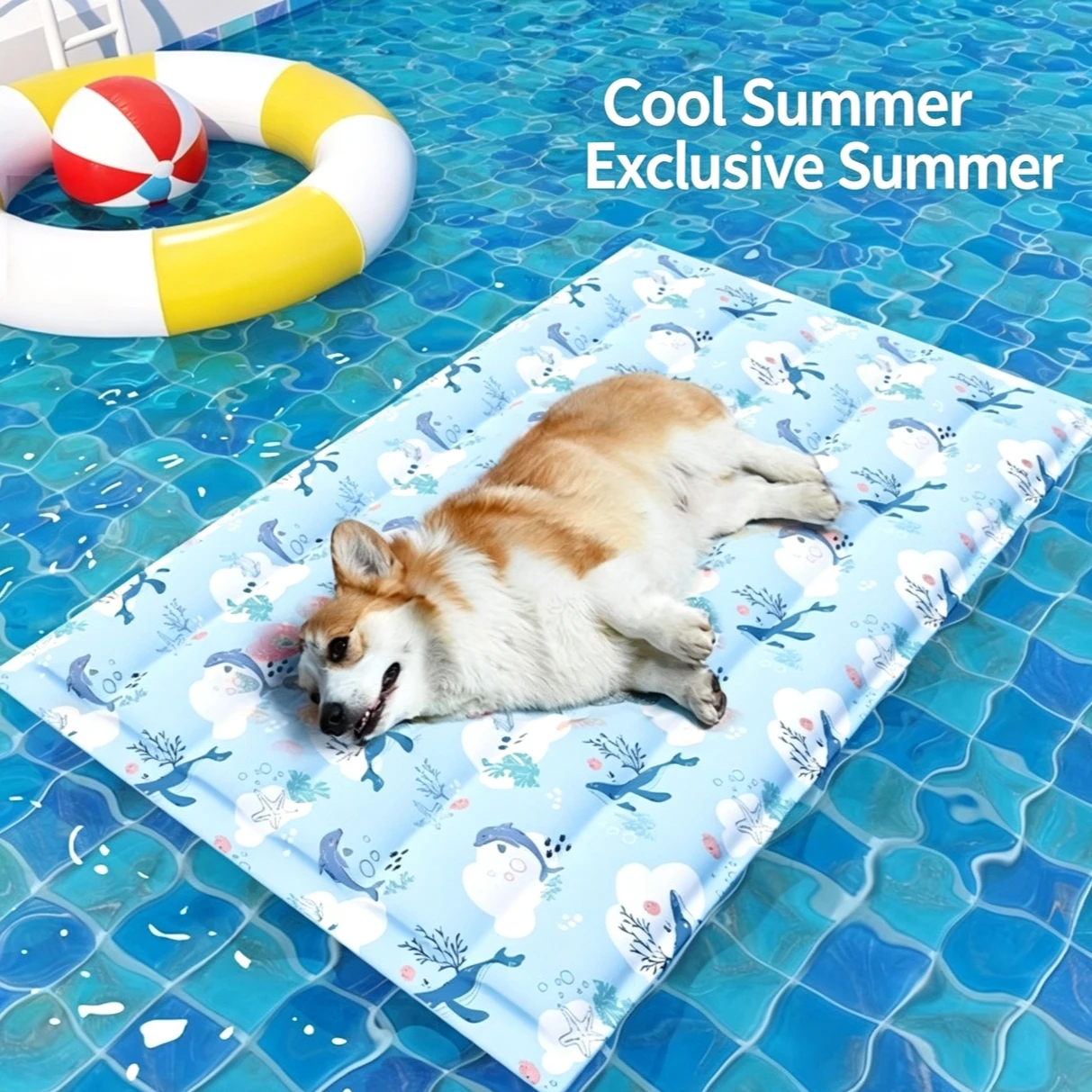 Dog Cooling Mat Pet Ice Gel Cushion Portable Durable Cat and Dog Quick Cooling Sofa Beds 1005012471585014