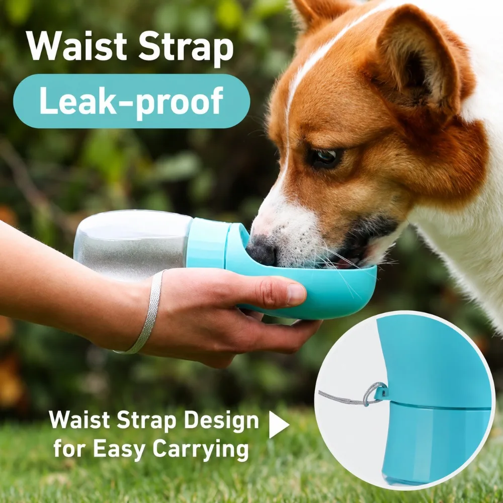500ml Portable Dog Water Bottle Pet Drinking Bowl Leak Proof Water Dispenser for Small Large (300ml) 1005012472779901