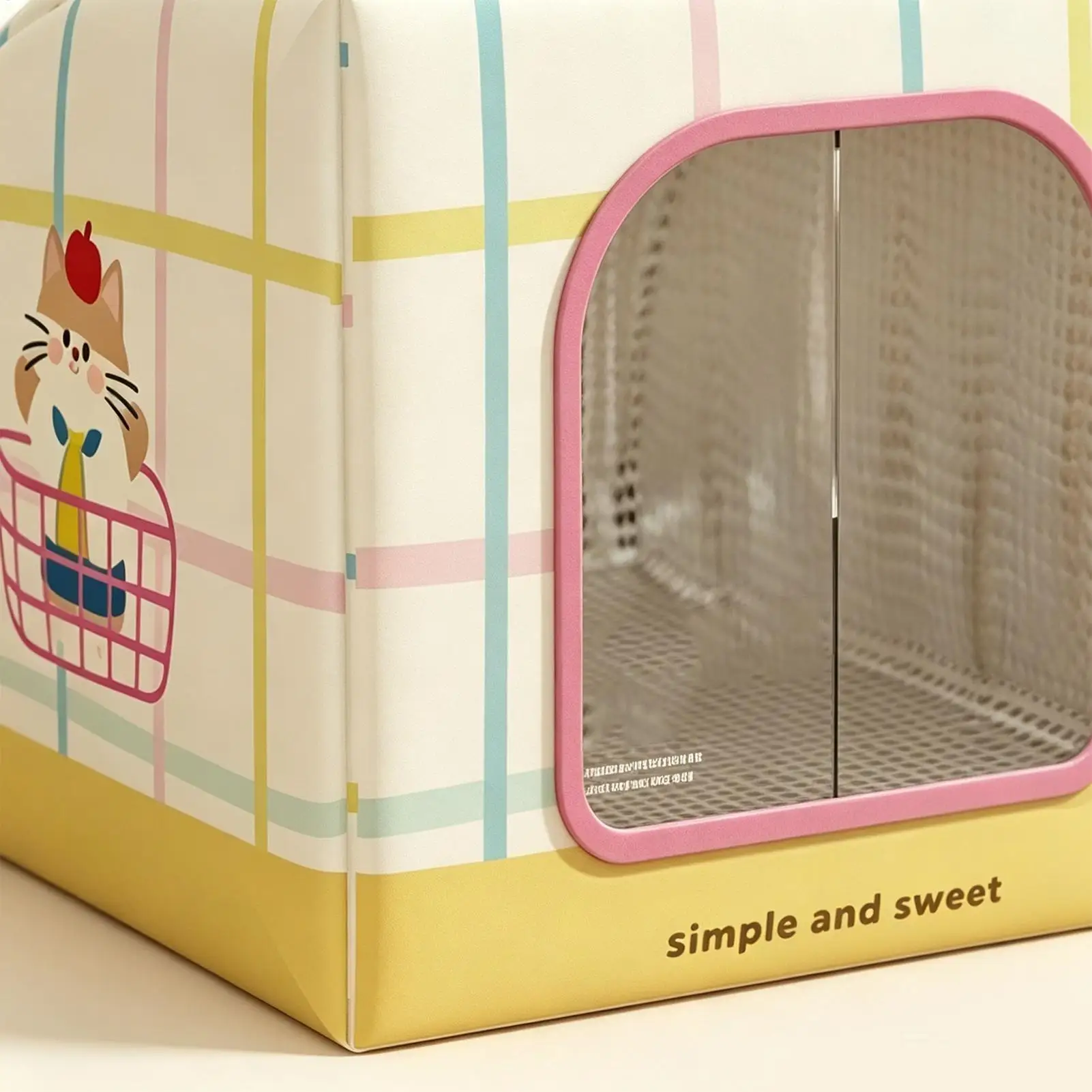 Cat Cooling House Portable Comfort Insulated Bed with Handle Indoor Cat House for Stray Pets 1005012473004046