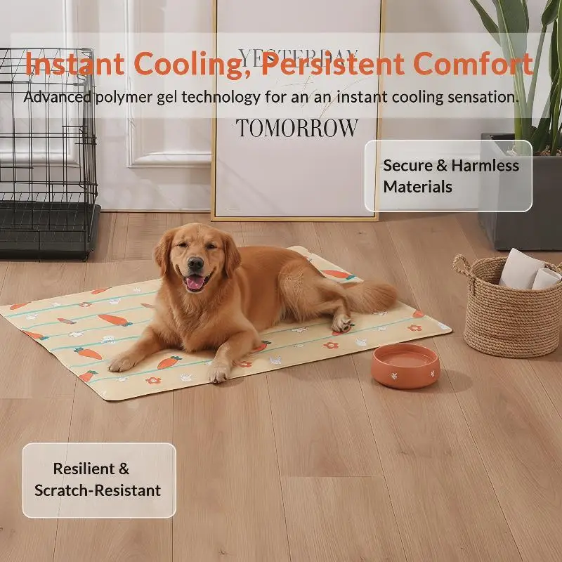 Reusable Pet Cooling Mat Waterproof Gel Pad for Dogs and Cats Summer Non Toxic Cool Bed Mat 1005012474430963