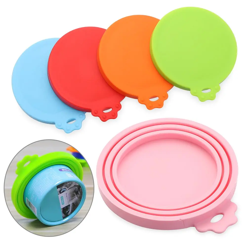 Food Storage Pet Supplies Box Cover Pet Can Covers Silicone Can Lid Cans Cap Food Tin Cover 1005012474934663