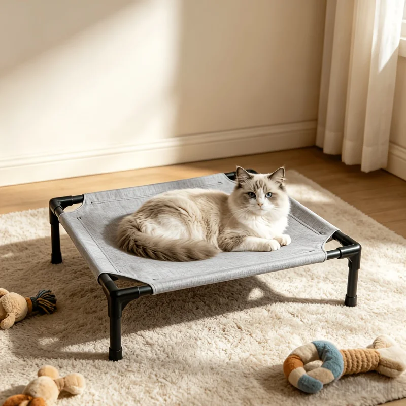 Pet Camping Bed Elevated Bed for Dogs Folding Puppy Cat House Portable Removable 1005012475816004