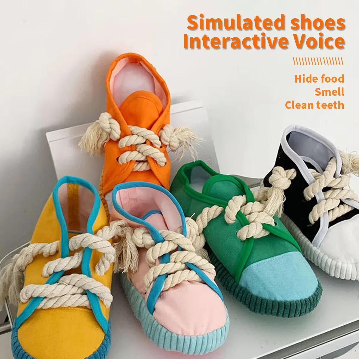 A Dog Food Hiding and Sniffing Slippers Sound Toy to Relieve Boredom Training Pet Artifact (1PC) 1005012476698050