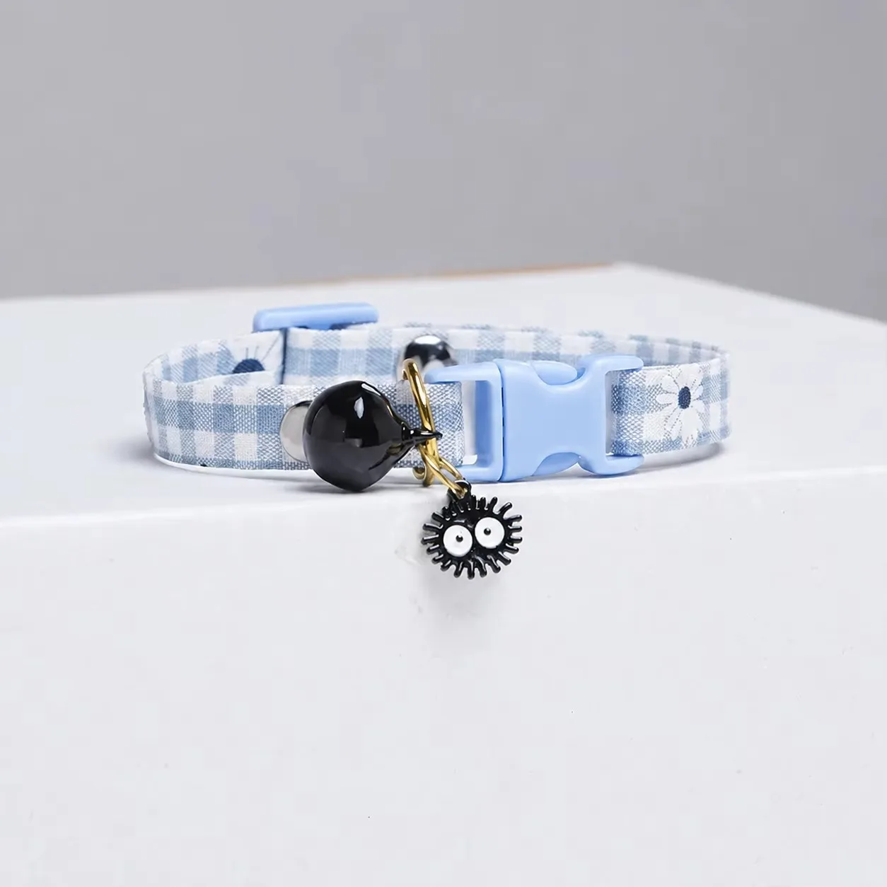 Collar Candy Avocado Pendant Cat Plaid Cat Collars Bell Cartoon Necklace Adjustable Collar for Cat 1005012477148758