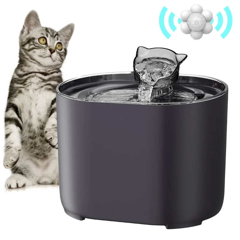 Cat Water Fountain Auto Filter USB Electric Mute Cats Dog Drinker Bowl Recirculate Filtring for Pet 1005012477375286