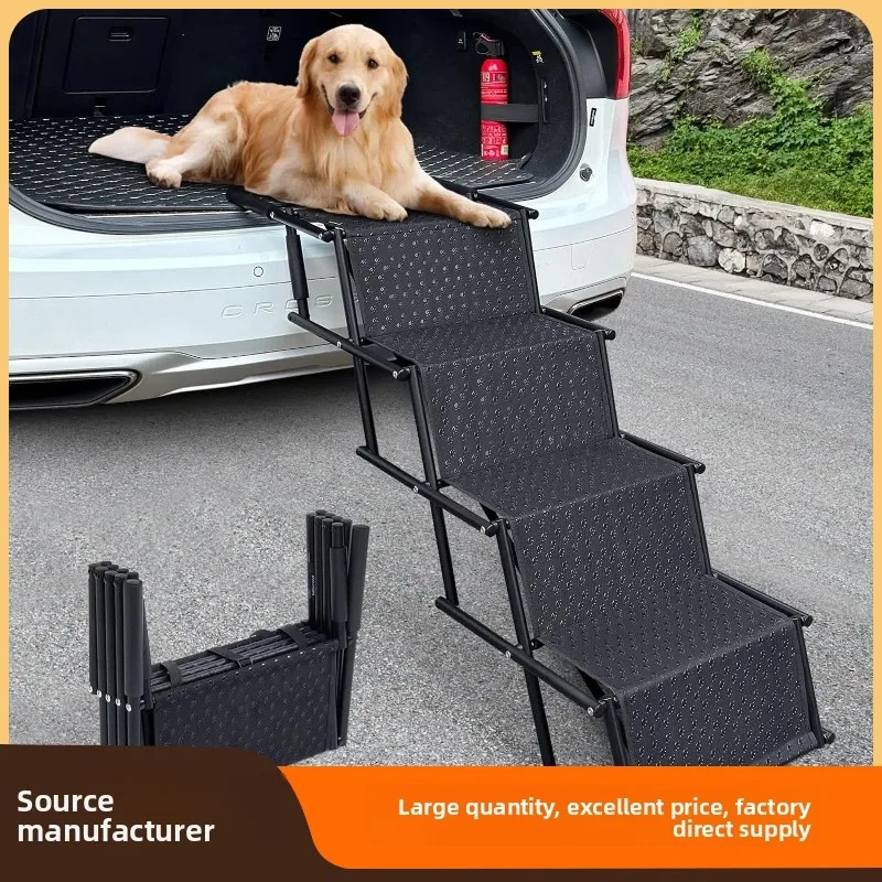 Car Mounted Pet Ladder Dog Stairs Ramp Foldable Portable Large Dog Assisted Ladder 1005012477587364
