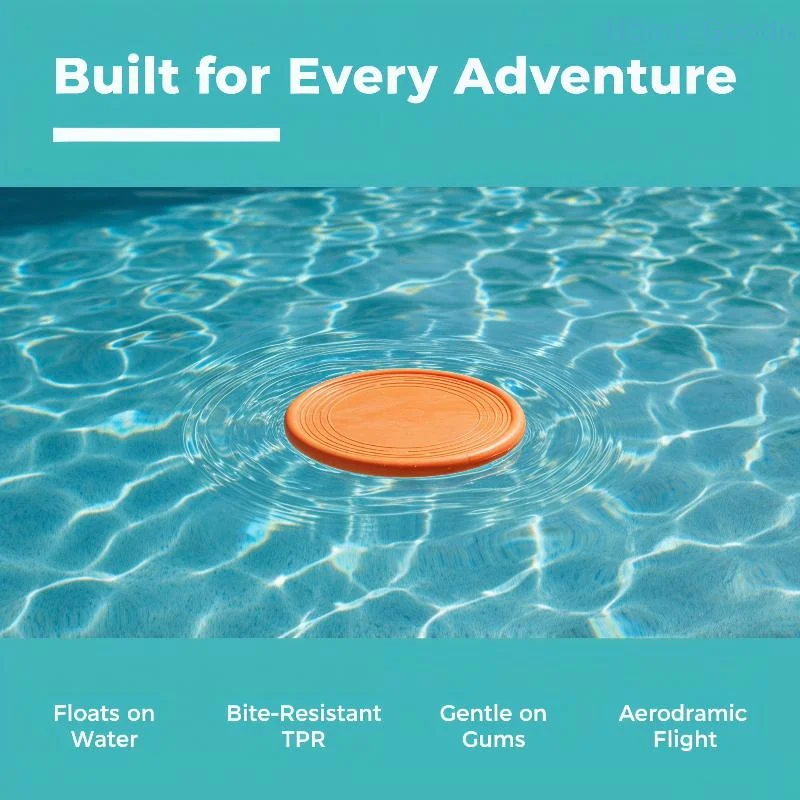Preferreddurable Rubber Dog Soft Flying Disc Tear Resistant Pet Training Toy for Garden Park 1005012478933942