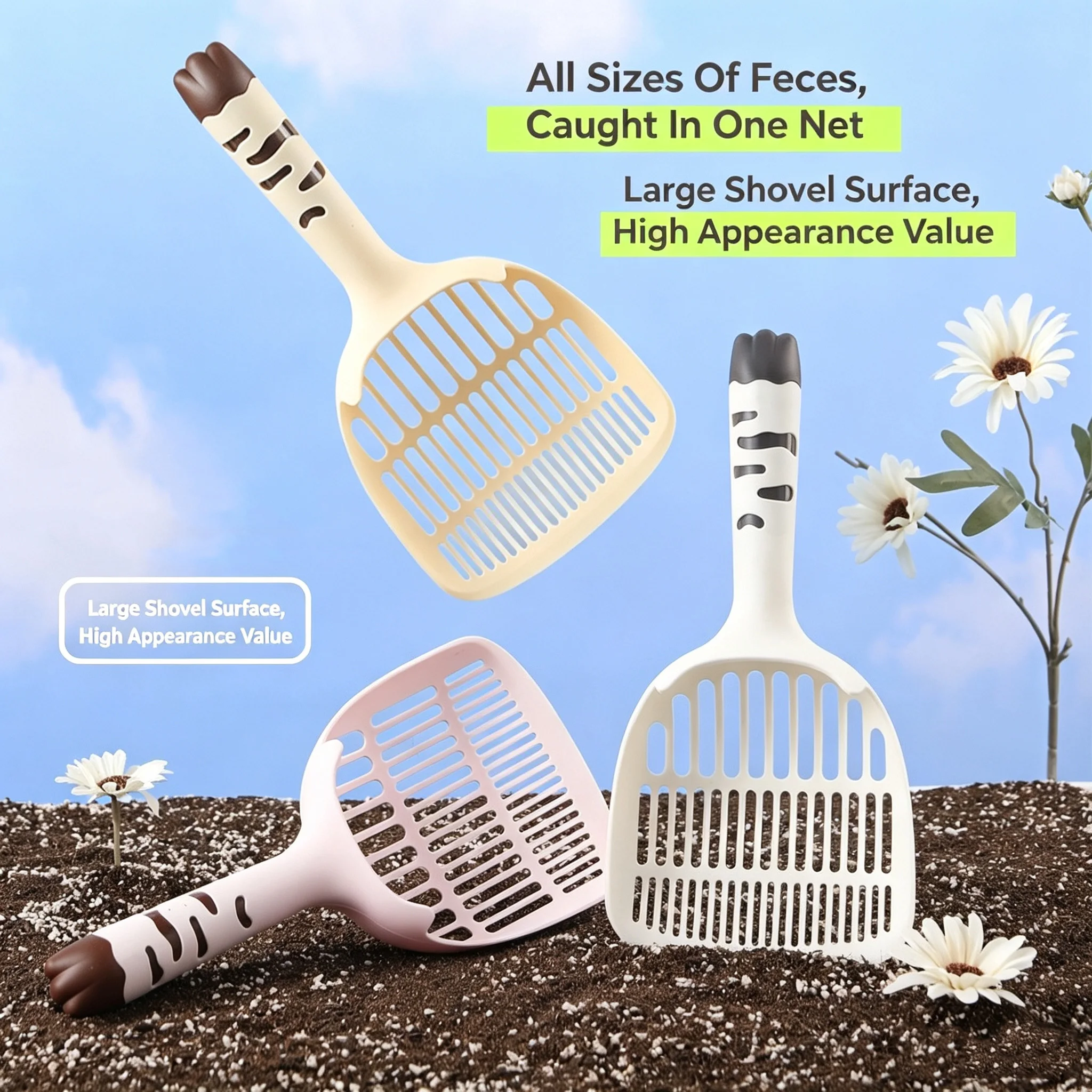 Thick Large Scoop Cat Litter Spade Durable Shovel for Pet Cleaning Tofu Sand Shovel Cat Poop 1005012479049480