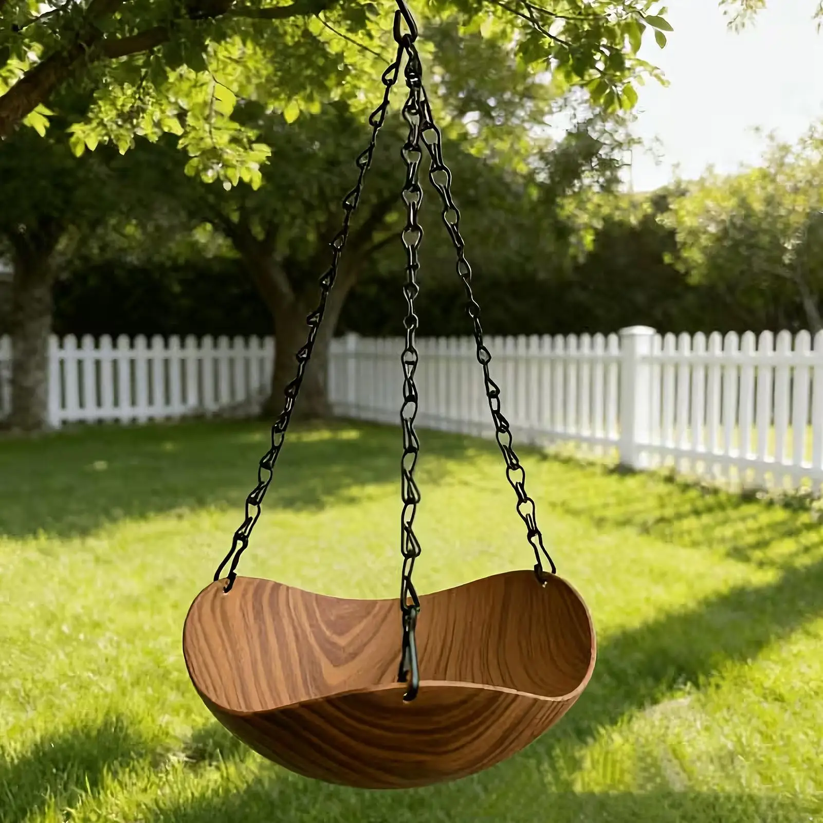 Bird Baths for Outdoors Wooden Bird Bath Feeder Water Bowl Wild Bird Feeders Tray for Park Deck 1005012479483310