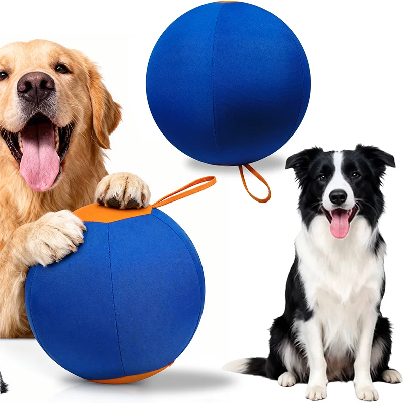 Interactive Dog Training Ball Toy Durable Chew Resistant Ball Self-Play Enrichment Toy for Medium 1005012480091503
