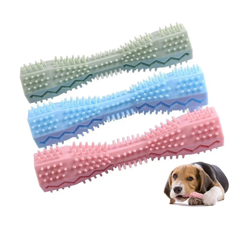 Pet Supplies Dog Chew Stick Anti-Bite Fun Treat-Dispensing Tpr Material Toothbrush Teeth Cleaning 1005012481523903