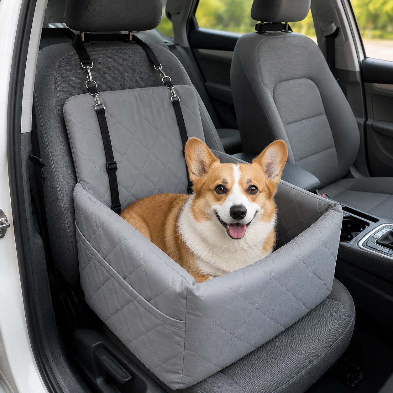 Ice Cooling Dog Car Booster Seat Pet Travel Bed Waterproof Scratch-Proof Puppy Cat Safety (1 PC) 1005012481801644
