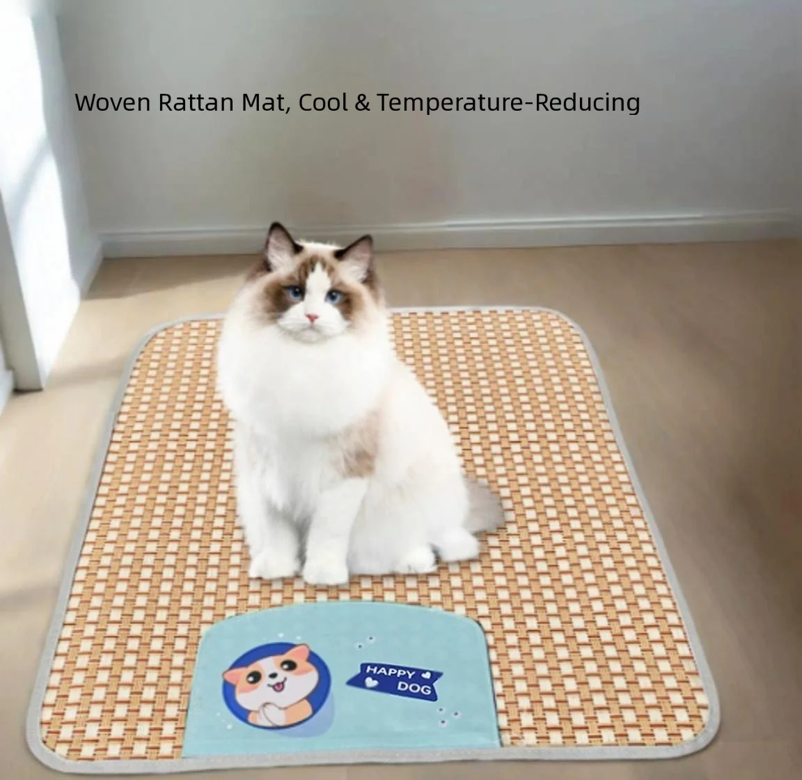 Pet Cooling Mat - Cat Vine Mat - Sleeping Pad for Cooling, Breathable and Temperature Reduction 1005012483566828