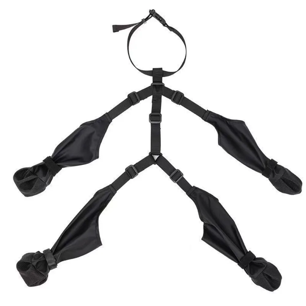 Waterproof Dog Rain Boots Adjustable Breathable Suspender Auxiliary Strap Dirty-Proof Pets Paws 1005012484029814