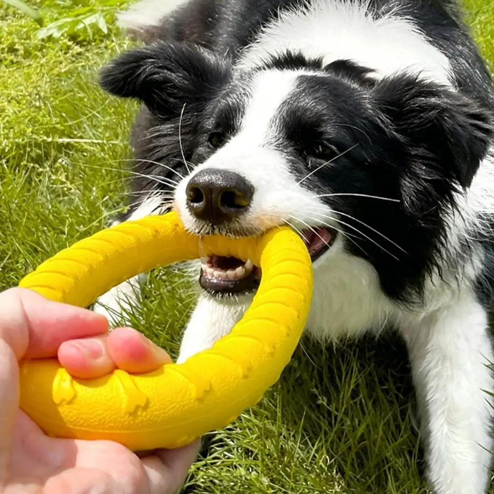 EVA Dog Training Ring Flying Disc Toy Bite Resistant Pet Chew Ring Puller for Large Dogs Shepherd 1005012484232039