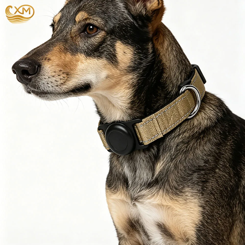 Airtag Dog Collar Holder Reflective Ultra-Durable Comfortable Padded Heavy Duty Dog Collars 1005012485158163