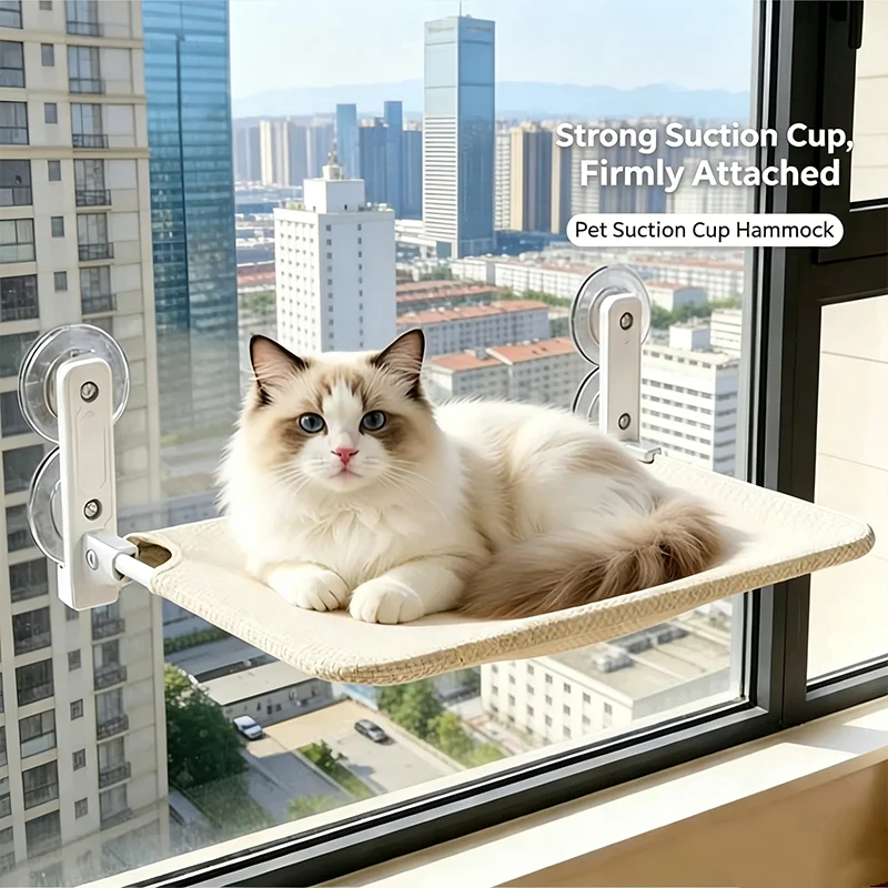 Cat Window Hammock Suction Cup Hanging Bed Sunny Seat Cat Nest Washable Foldable Pet Bed for Indoor 1005012485803078