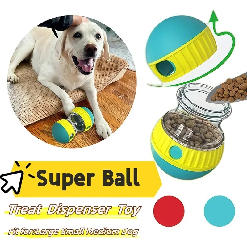 Dog Toys Increase Intelligence Elliptical Track Rolling Ball Leaky Food Develop Good Habits Sturdy 1005012489634880