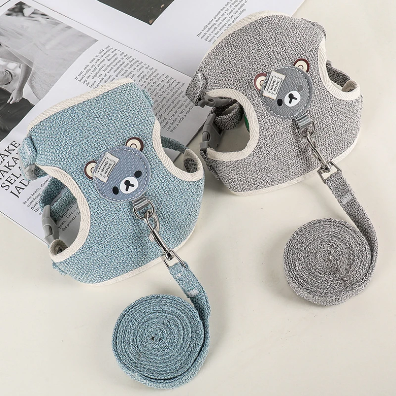 Undershirt Style Pet Leash Adjustable Cat Dog Harness Breathable Leash Convenient Pet Vest 1005012489825732