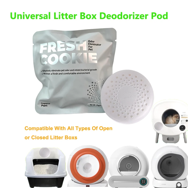 2/4 Boxes Odor Eliminator Compatible with TONEPIE and Various Types Automatic Cat Litter Boxes 1005012493552093