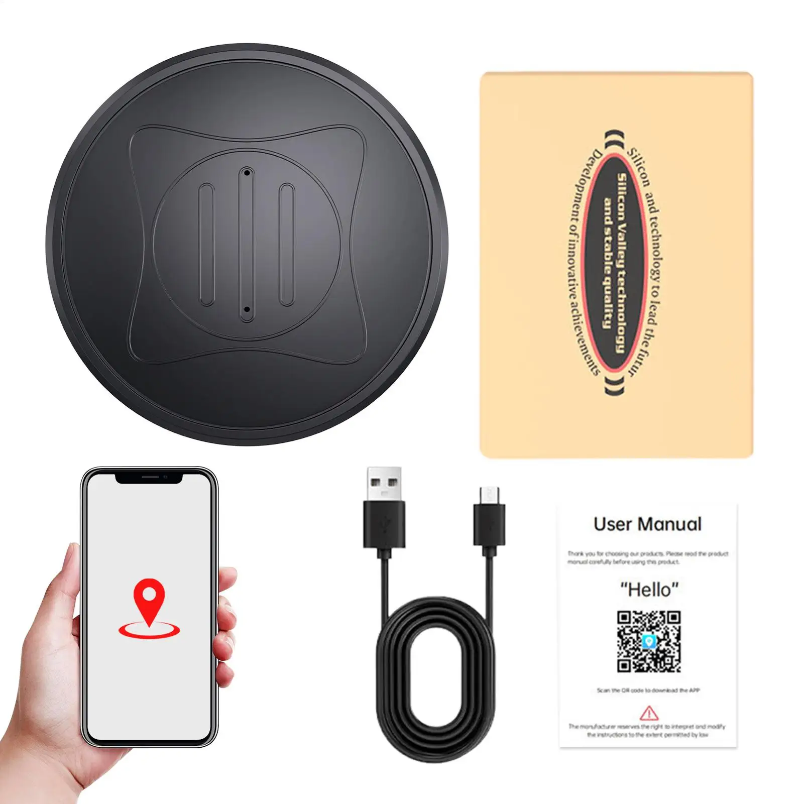 Undetectable Magnetic GPS Tracker Real Time Location for Auto Dog Cat Child Elderly 1005012494370256
