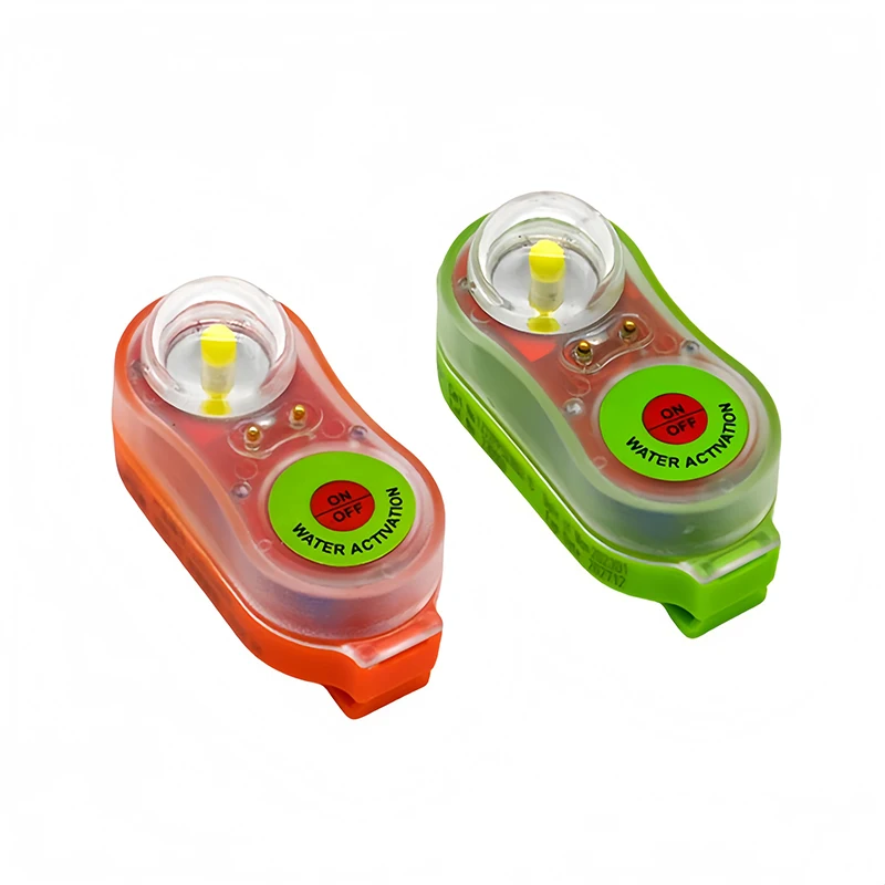 Adult LED Life Jacket Light Seawater Activated Self Lighting Safety Vest Accessory Plastic 1005012494921669