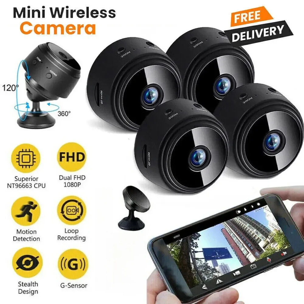Wireless Wifi Mini 1080P Camera Night Vision Phone Remote View Baby Monitor Pet Nanny Cam Home 1005012496022706
