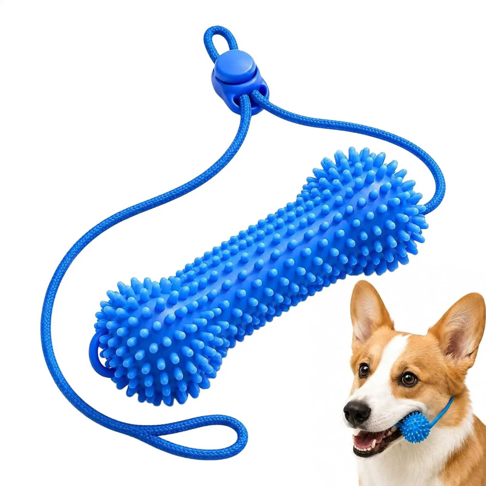Pets Dog Chew Toys Dog Toothbrushing Toy Suction Cup Pull Rope Dental Chew Stick Rubber Teeth 1005012498151738