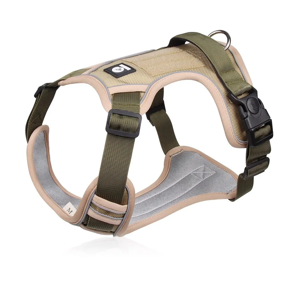 Heavy Duty Dog Harness Large Breed No Pull Reflective Adjustable Pet Vest Anti-Bite Outdoor Walking 1005012498835295