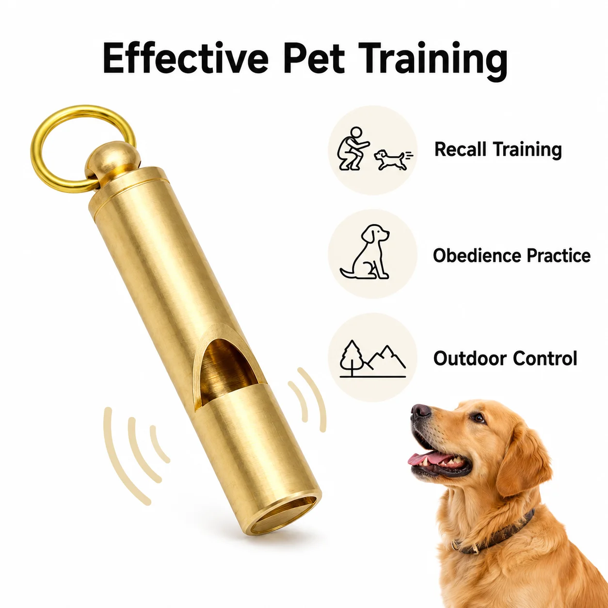 Opper Dog Training Whistle with Key Ring 1005012498989982