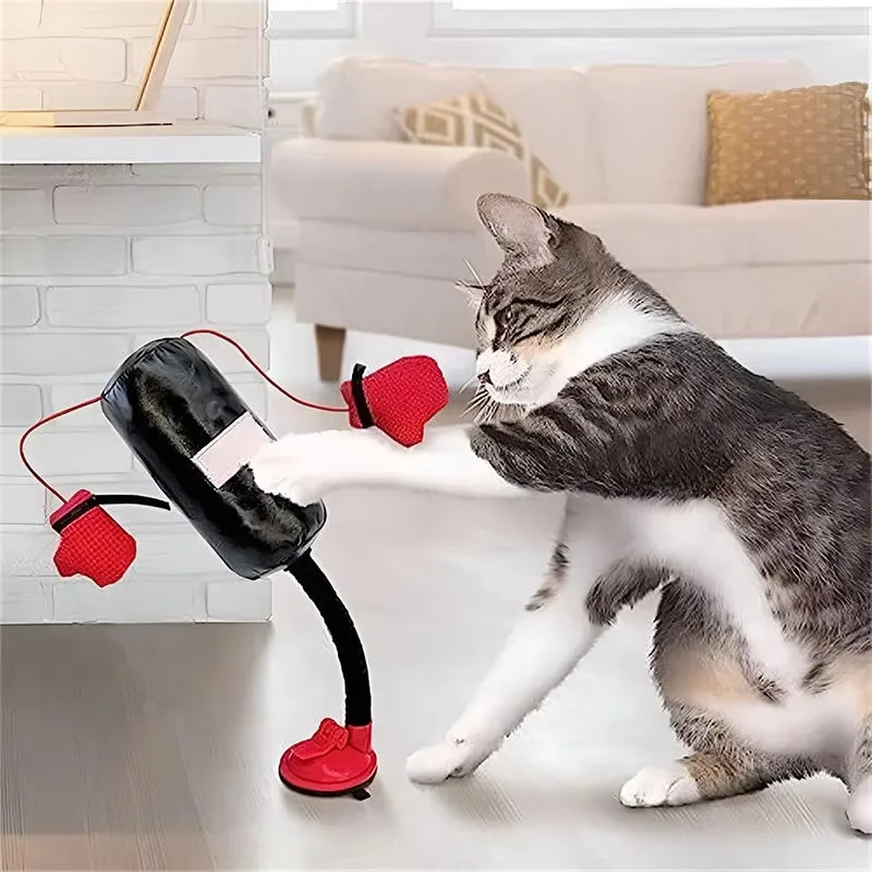 Mini Boxing Punching Cat Bag Interactive Toy Cat Toys for Kittens Style Pet Toys Cat Supplies 1005012499192686