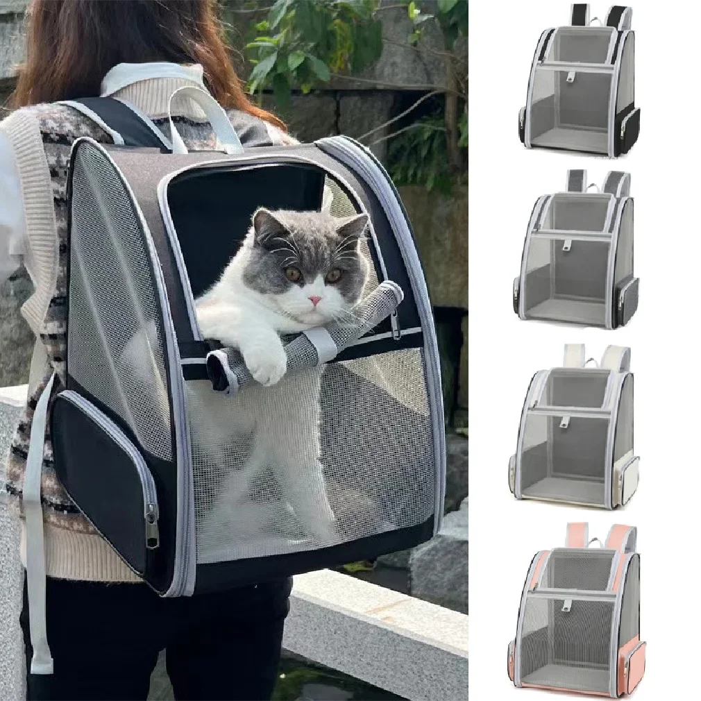Pet Cat Carrier Bag Outdoor Travel Backpack for Cats Small Dogs Breathable Carrying Suitable Within 1005012503102596