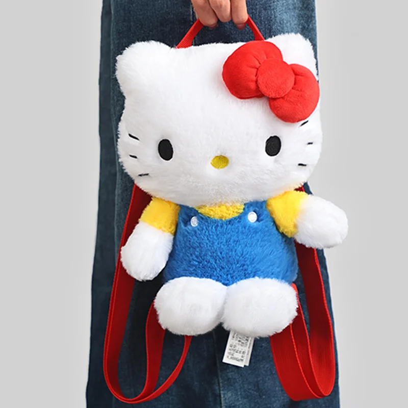 Cute Cartoon Cat Plush Backpack Kawaii Doll Shoulder Bag Student Girl Casual Daily 1005012503278758