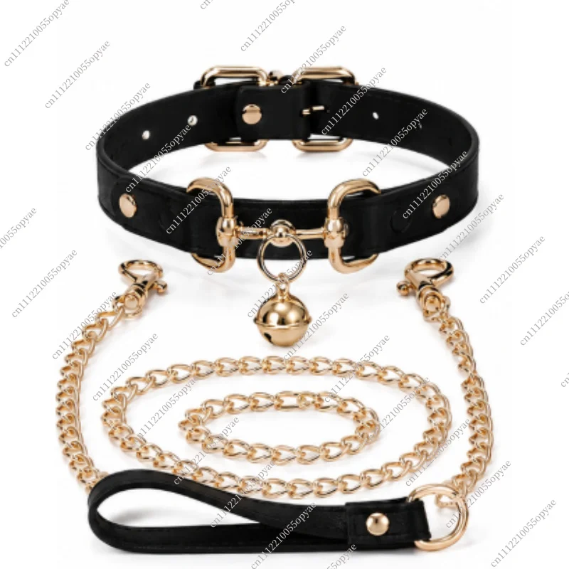Dog Collar with Bell Pet Collar Chain Adjustable Neck Collar for Puppy Small Medium Large Dogs 1005012505772461