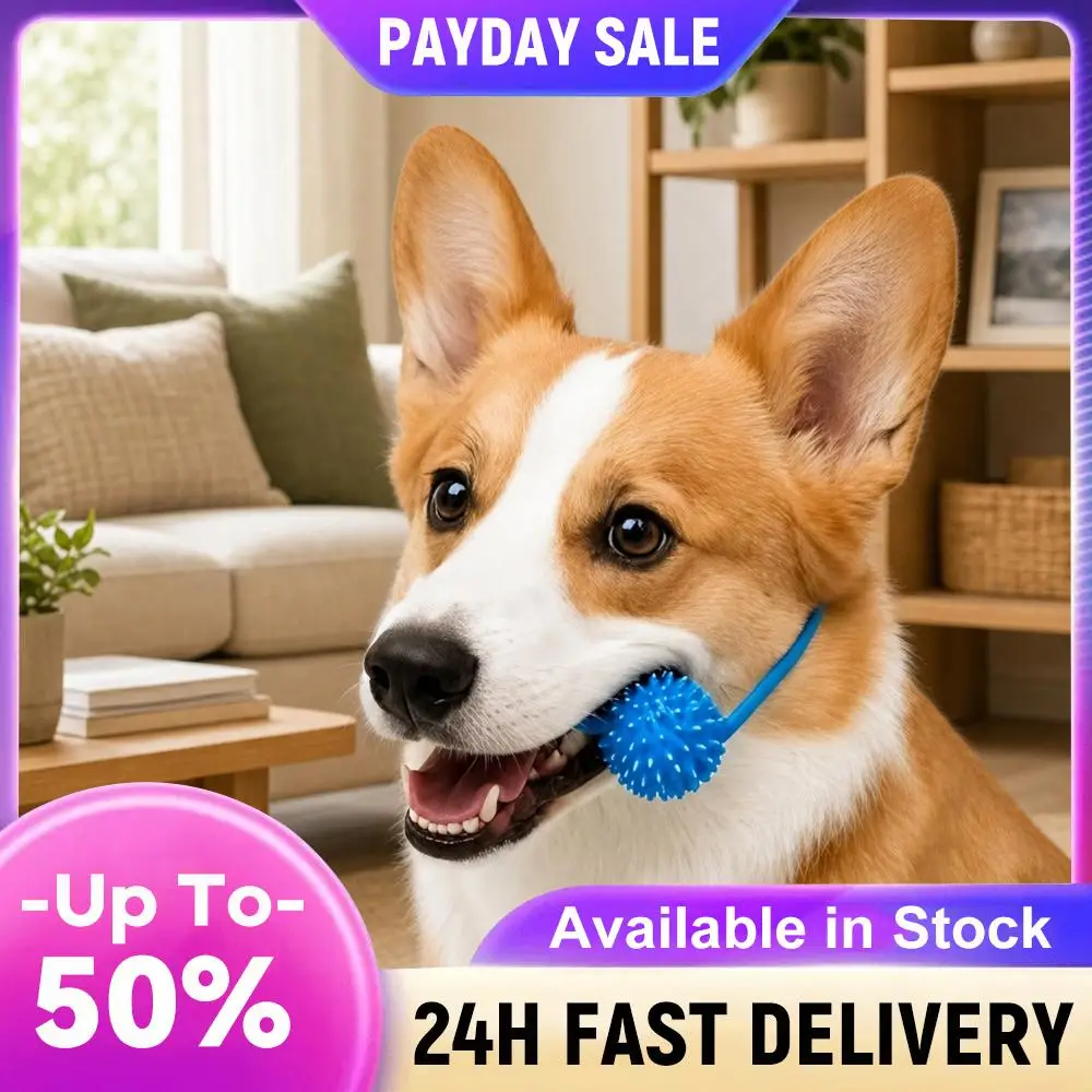 PVC Dog Chew Toys Bite-Resistance Dual-Action Canine Dental Prop Interactive Teeth Grinding Chewing 1005012506324777