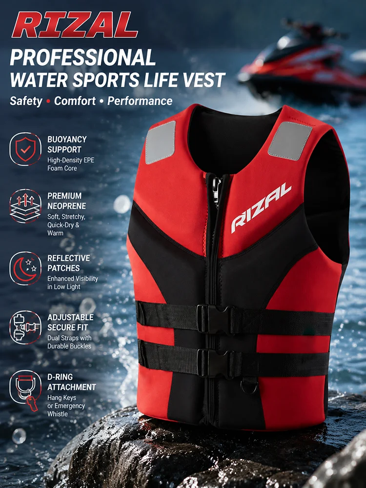 Life Vest Adults Surf Vest Kayak Wakeboard Motorboats Raft Rescue Boat Ski Water Sports Swimming 1005012506733638