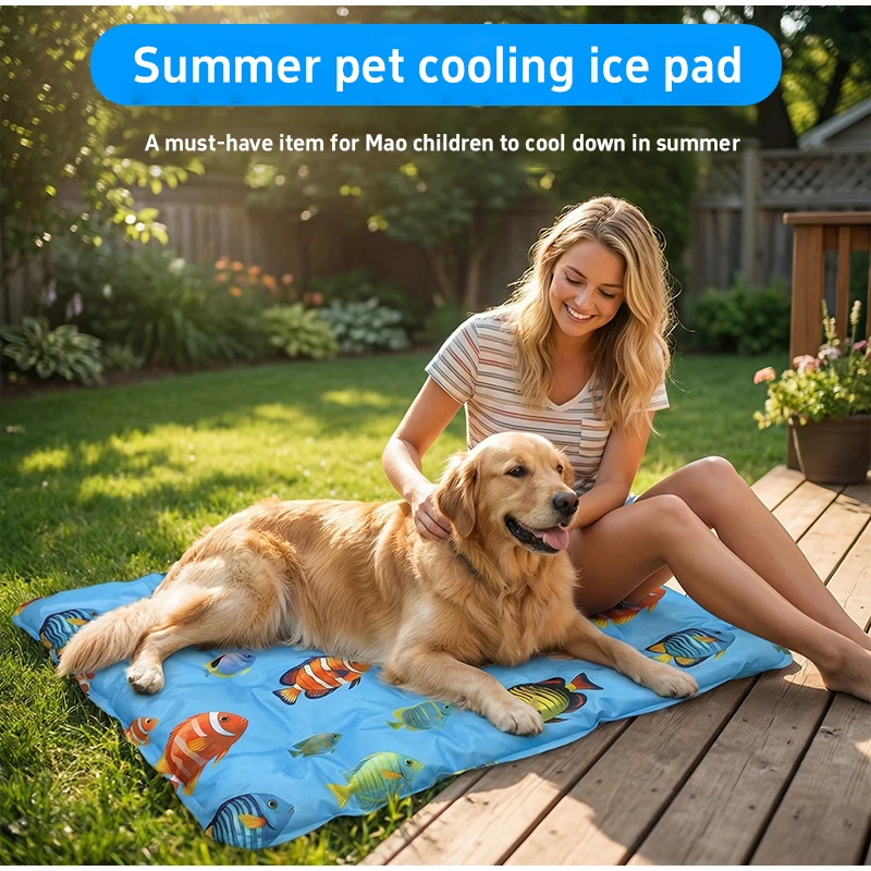 Pet Cooling Mat Air Conditioning Pet Mat Gel Pet Waterproof Leak-Proof Sturdy Cat Kennel Outdoor 1005012509532999