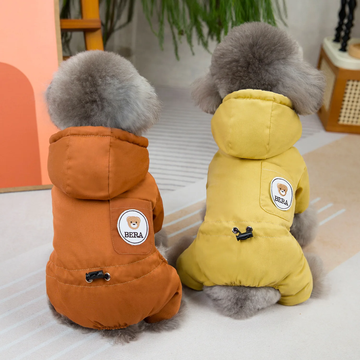 Pet Clothes Pet Dog Dog Fotton-Padded Coat Autumn and Winter New Pet Clothing 24 College 1005012509828620