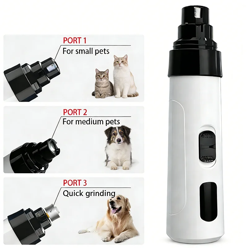 An Exquisite Pet Nail Grinder, Electric Nail Grinder for Cats and Dogs, USB Charging 1005012510240598