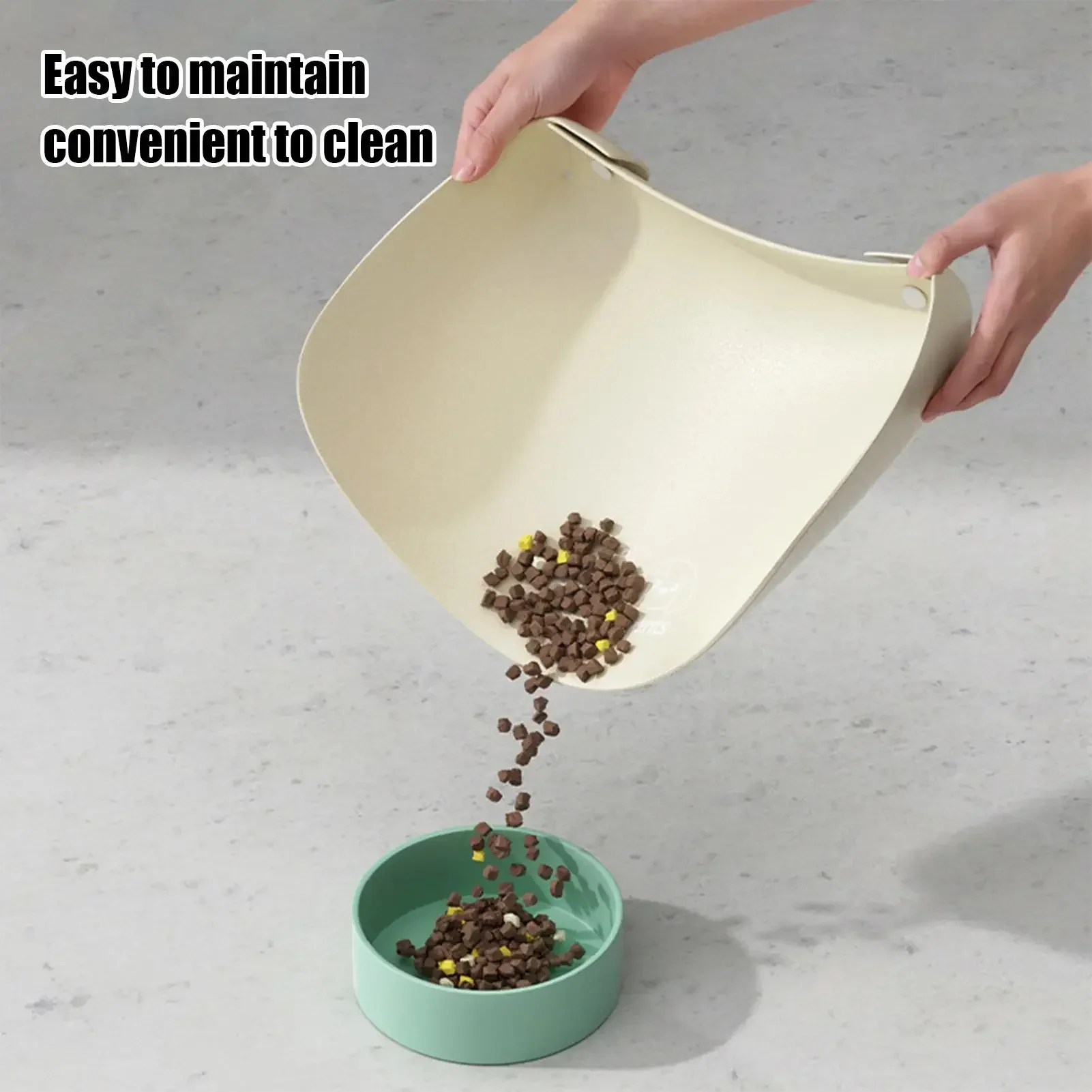 Pet Feeding Mat Food Pad PU Leather Anti Spill Placemat Waterproof Oil Resistant Cat Bowl 1005012510723151