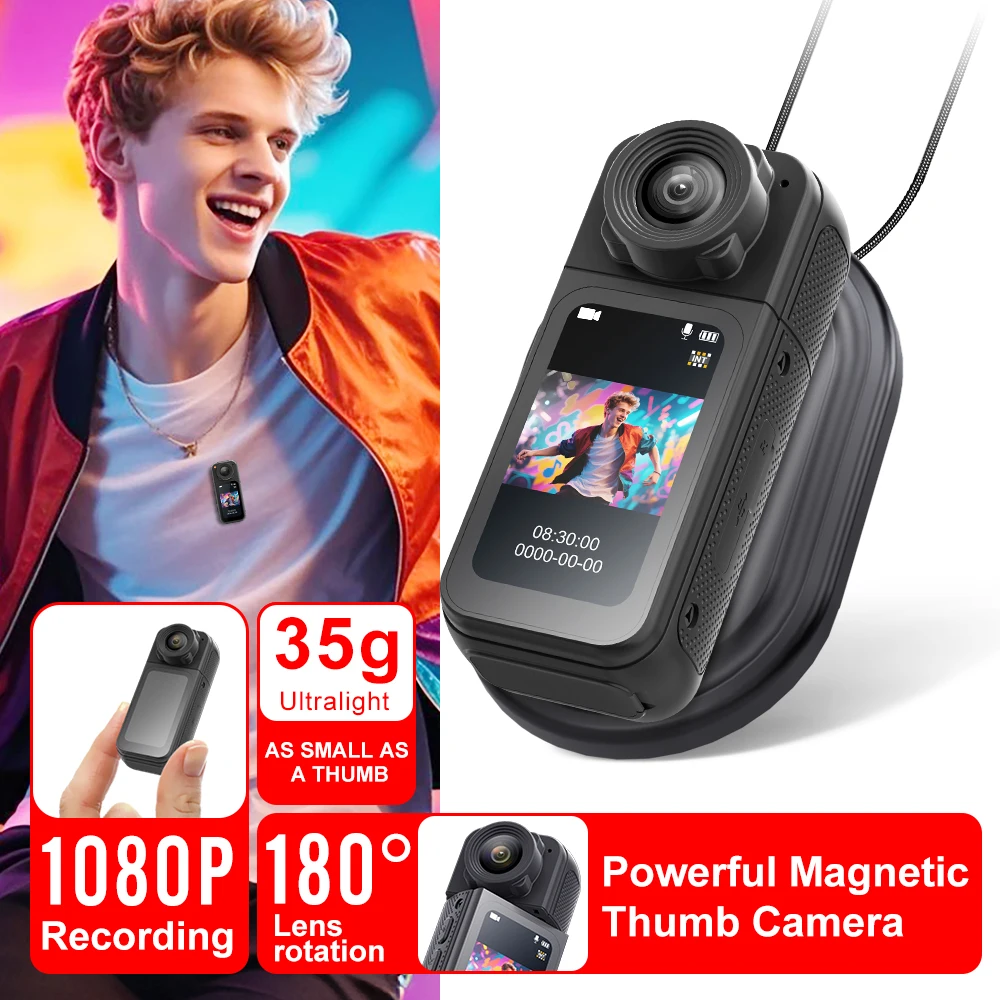 Thumb Camera Motion HD Pocket Camera DV Pet First-Person POV Camera for Outdoor Carrying 1005012511754449