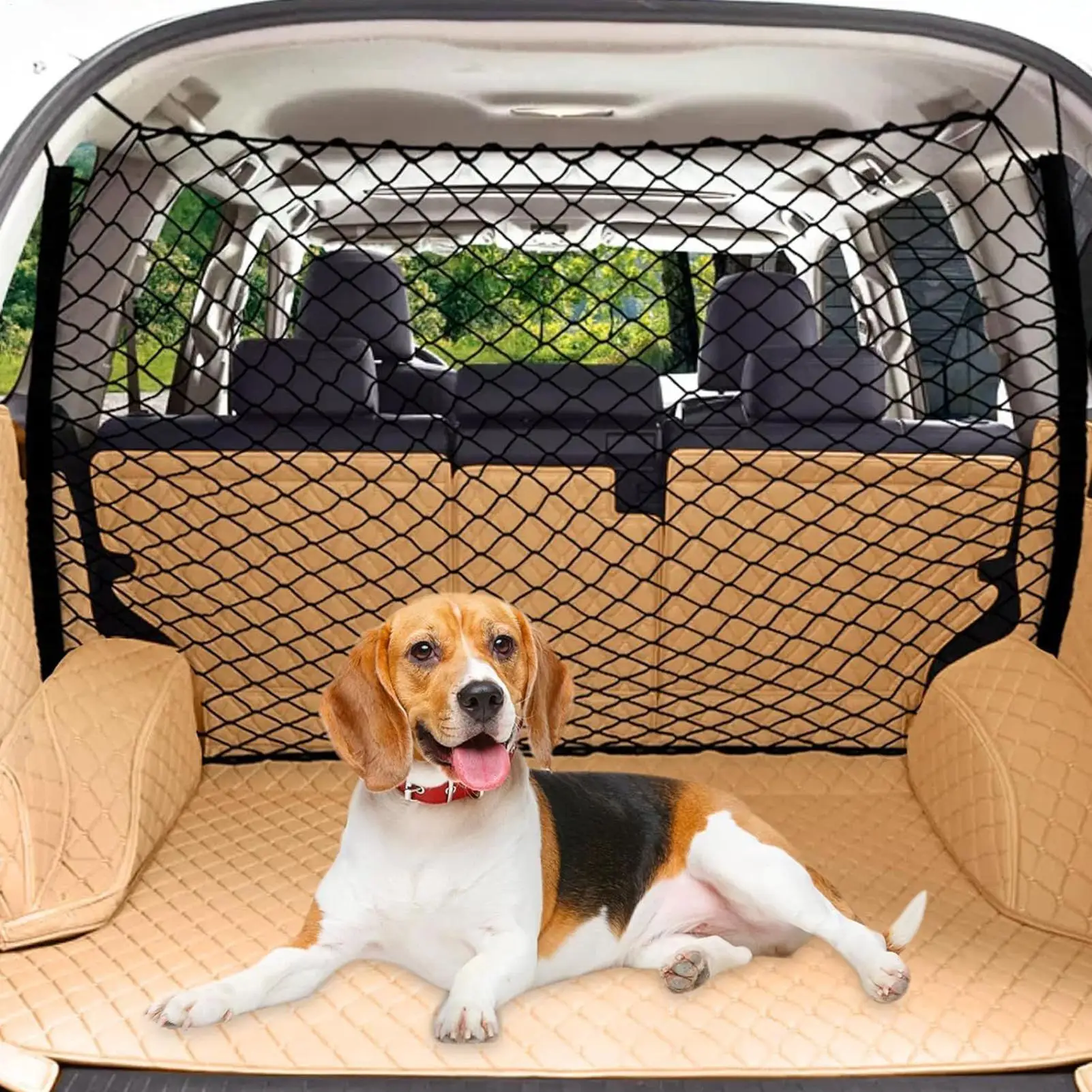 AA Dog Net for SUV Safety Divider Vehicle Accessories Escape-Proof Dog Car Barriers Gate for Truck 1005012512076434