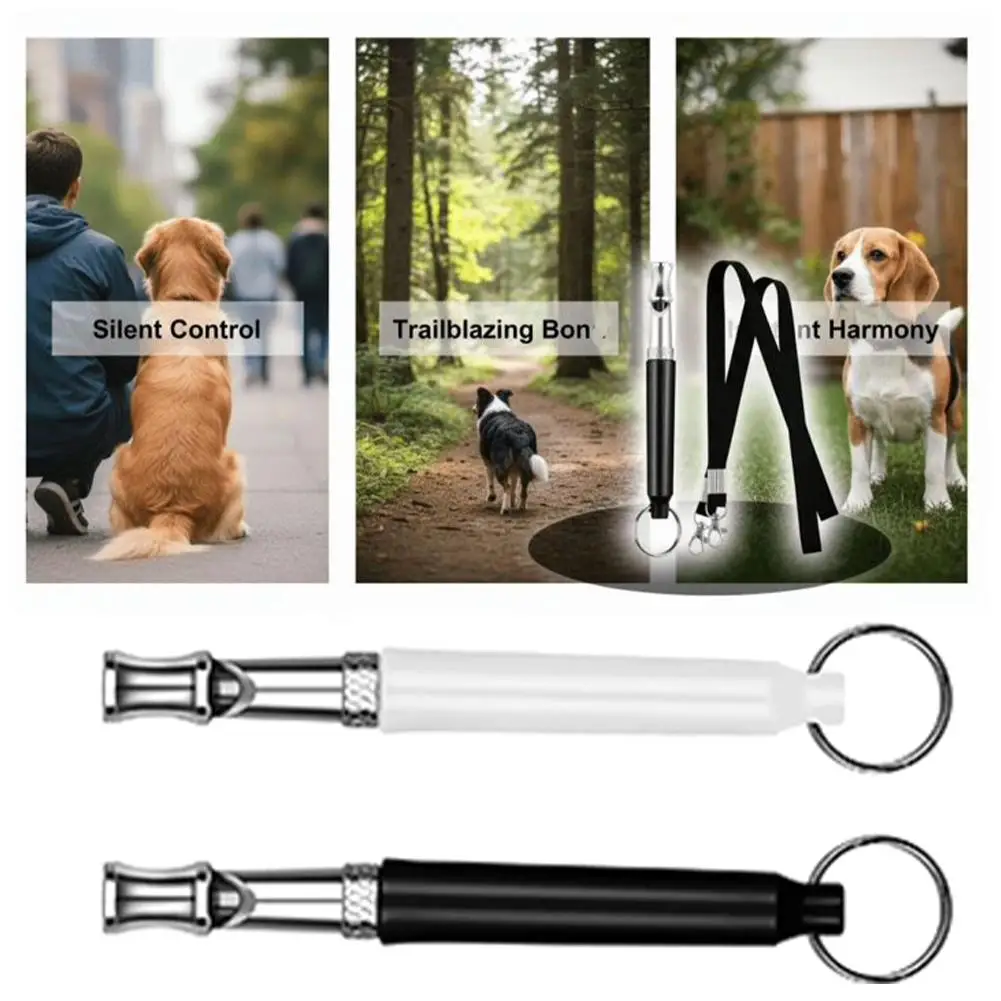 Dog Training Whistle with Lanyard Adjustable High Frequency Sound for Stop Barking Professional Pet 1005012516159163
