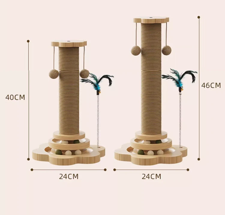 Vertical Cat Scratching Post Wear-Resistant Lint-Free Scratch-Resistant Pet Grooming Tool for Cats 1005012517717959