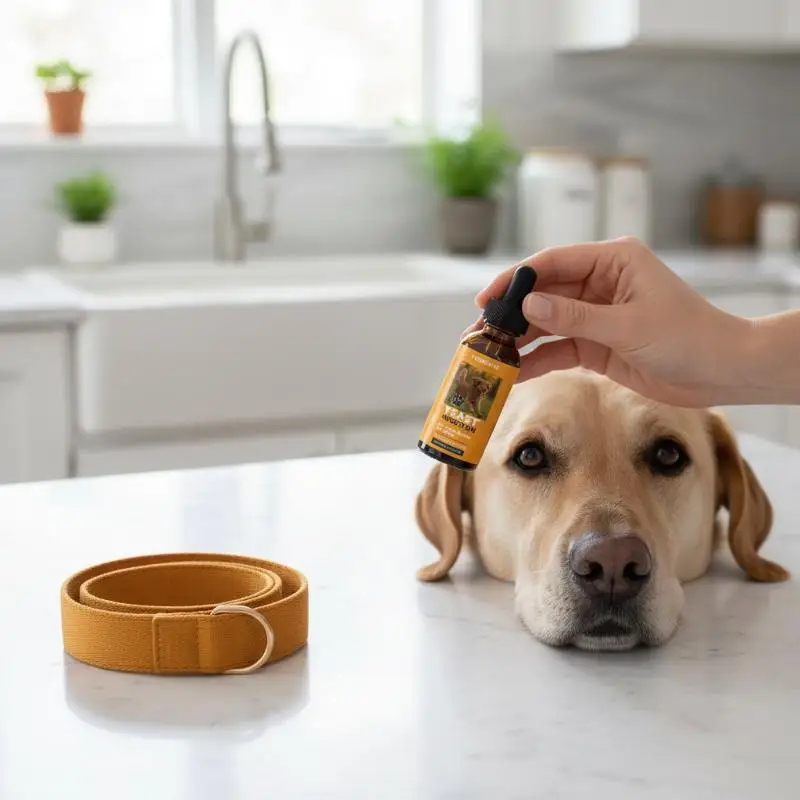 Pet Ear Cleaner Liquid for Wax Build Up and Odor Relief Itchy Ear Soothing for Dogs Cats Daily Ear 1005012517753873