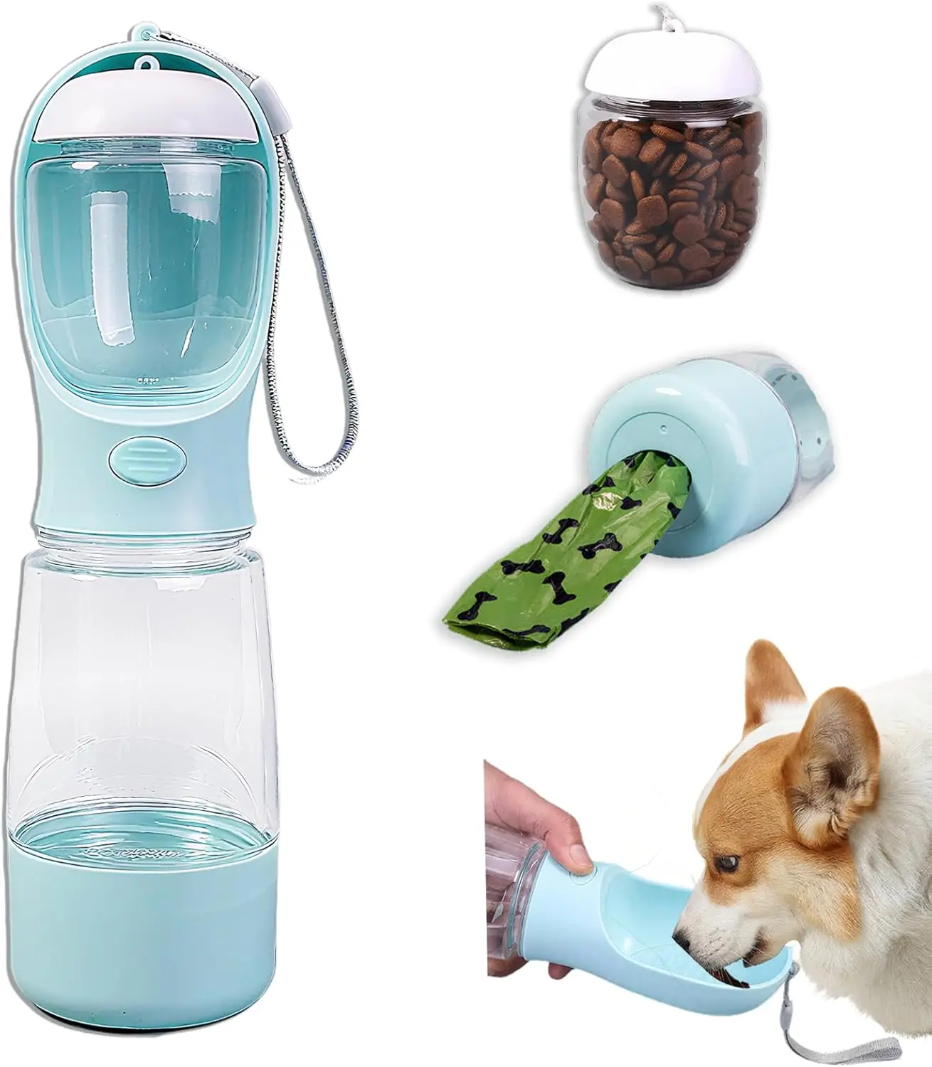 Hot Portable Dog Water Bottle Portable for Dogs Cats on the Go Bowl Cat 1005012517931186
