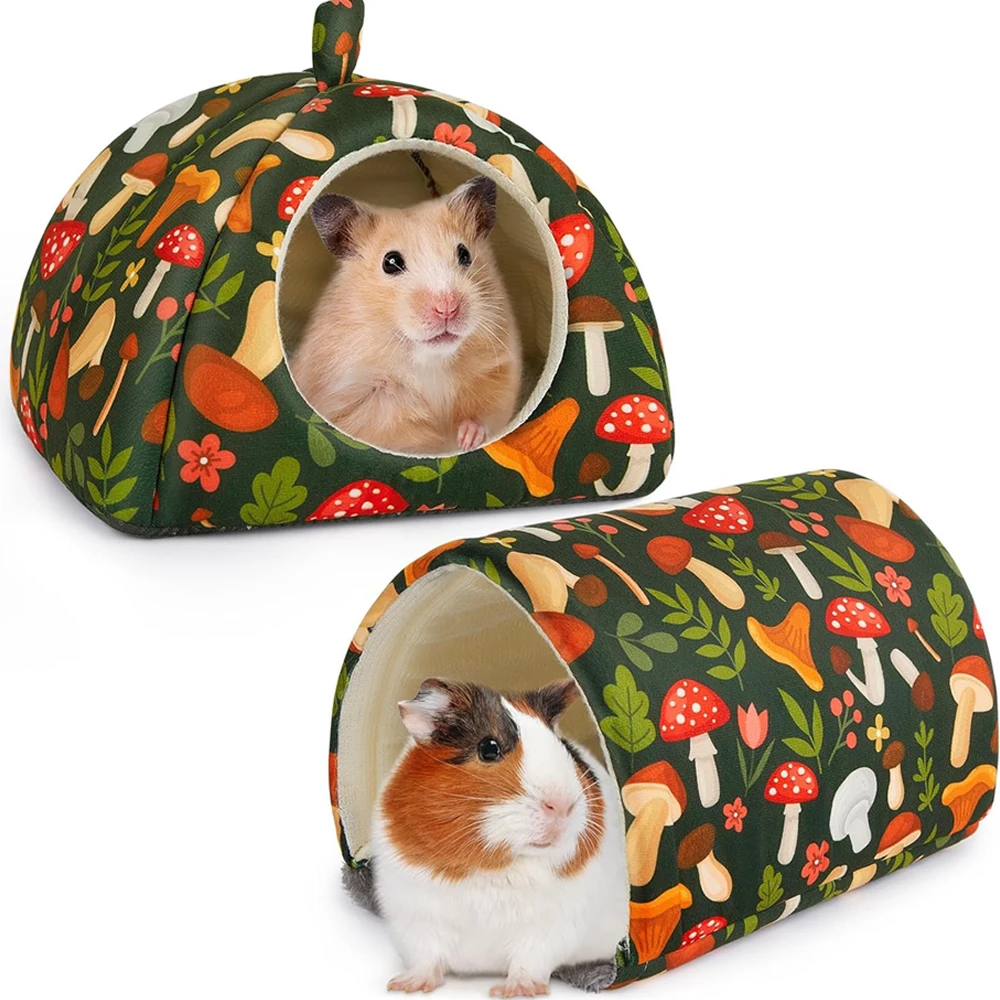 Guinea Pig Hideout Washable Tunnel Set 2 Pack Guinea Pigs Toys Cage 1005012518552381