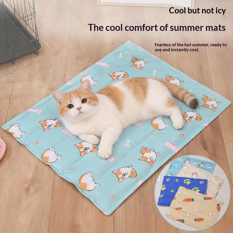 Ღreusable Pet Cooling Mat Waterproof Gel Pad for Dogs and Cats Summer Non Toxic Cool Bed Mat 1005012522994276