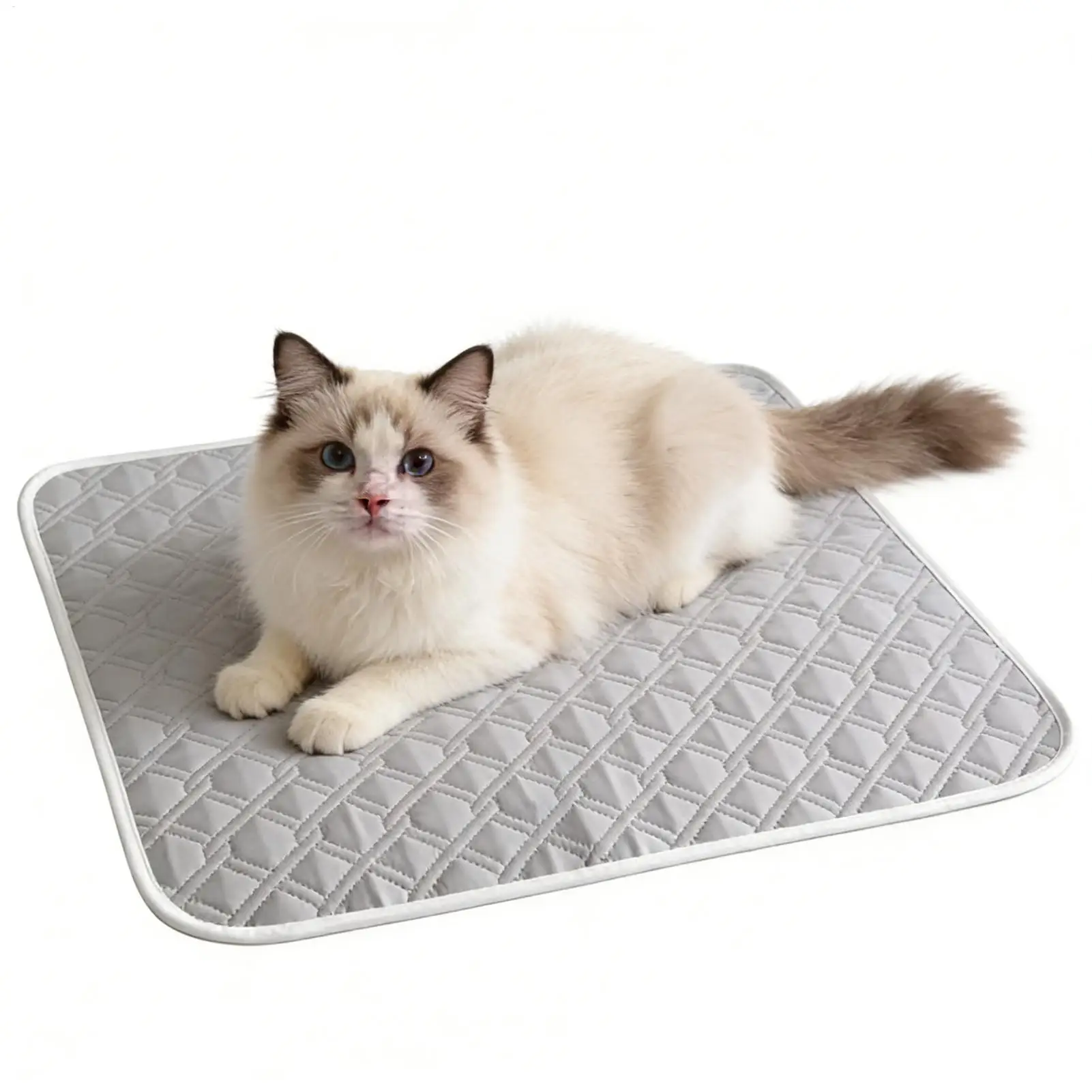 Cooling Pad for Dog Cat Sweat Absorbent Sleeping Rug 45x35cm Soft Self Cooling Pet Mat for Small 1005012527263594