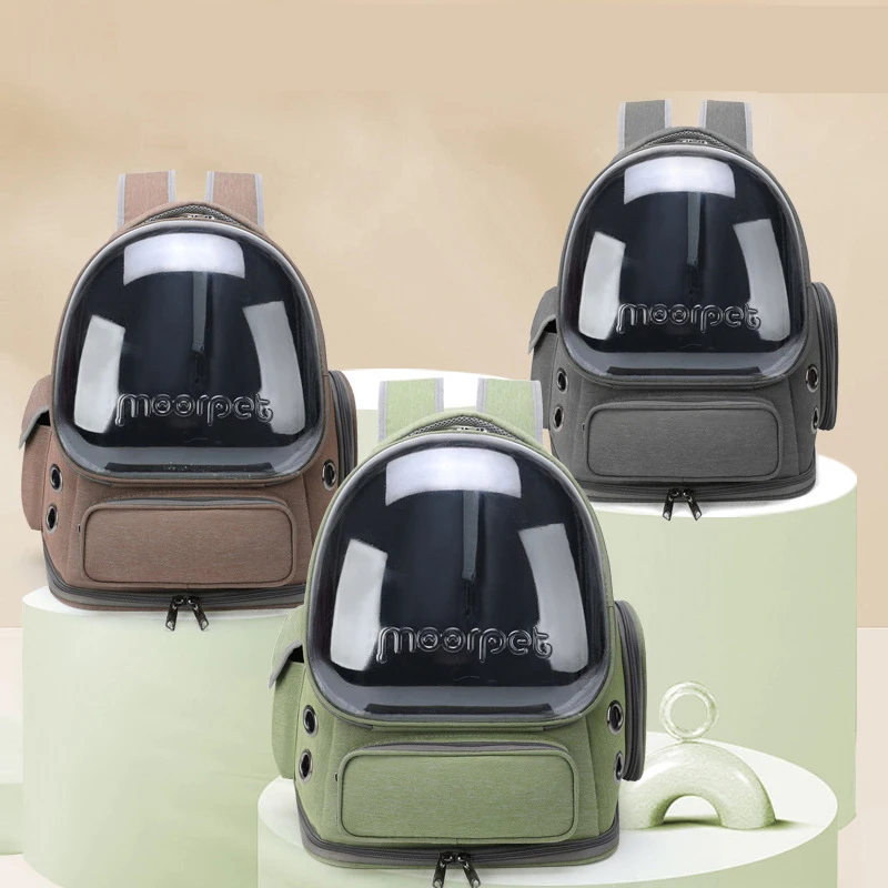 Transparent Folding Pet Carrier Backpack Travel Tote Cat Carrier Bag Outdoor Pet Shoulder Bag Pet 1005012527307835